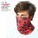 クックマン COOKMAN CHEF'S SCARF CAMO RED -DUCK HUNTER- 233-01936 レディース メンズ スカーフ フェイスマスク ネックウォーマー ヘッドバンド 3ウェイ ストリート おしゃれ かっこいい カジュアル ファッション cookman