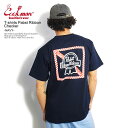 クックマン COOKMAN T-shirts Pabst Ribbon Checker -NAVY- 221-21049 レディース メンズ Tシャツ 半袖 半袖Tシャツ ストリート おしゃれ かっこいい カジュアル ファッション トップス cookman tシャツ