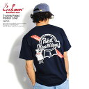 NbN} COOKMAN T-shirts Pabst Ribbon Chef -NAVY- 221-21050 fB[X Y TVc  TVc Xg[g   JWA t@bV gbvX cookman tVc