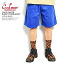 クックマン COOKMAN CHEF PANTS SHORT CORDUROY -ROYAL BLUE- 231-11917 レディース メンズ ショートパンツ ショーツ ハーフパンツ パンツ シェフパンツ イージーパンツ ストリート おしゃれ かっこいい カジュアル ファッション cookman