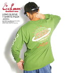 クックマン COOKMAN LONG SLEEVE T-SHIRTS PIZZA -GREEN- 231-13106 レディース メンズ Tシャツ 長袖 長袖Tシャツ ロンT 送料無料 ストリート おしゃれ かっこいい カジュアル ファッション トップス cookman tシャツ