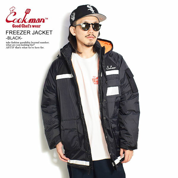 クックマン COOKMAN FREEZER JACKET -BLACK- 231-13411 レディース メンズ ジャケット フリーザージャ..