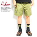 クックマン COOKMAN Chef Pants Short Crazy Sauce Splash Olive -OLIVE GREEN- 231-21939 メンズ レディース ショートパンツ ショーツ パンツ シェフパンツ ストリート