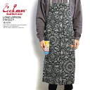 クックマン COOKMAN LONG APRON PAISLEY -BLAC