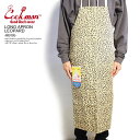 クックマン COOKMAN LONG APRON LEOPARD -BEIGE- 233-03963 レディース メンズ エプロン ロングエプロン ストリート おしゃれ かっこいい カジュアル ファッション cookman