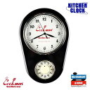 クックマン COOKMAN KITCHEN CLOCK BLACK -BLACK- 233-13913 レディース メンズ キッチンクロック 時計 掛け時計 壁...