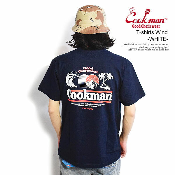 NbN} COOKMAN T-shirts Wind -NAVY- 231-31095n Y TVc  AJ C Xg[g