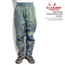 NbN} COOKMAN Chef Pants Candy Stripe Gold -GOLD- 231-31813 Y pc VFtpc C[W[pc  Xg[g