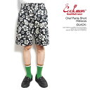 NbN} COOKMAN Chef Pants Short Hibiscus Black -BLACK- 231-31943 Y V[gpc V[c pc VFtpc Xg[g