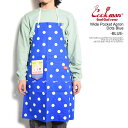 クックマン COOKMAN Wide Pocket Apron Dots Blue -BLUE- 233-34941 メンズ エプロン ロングエプロン キッチン用品 ストリート