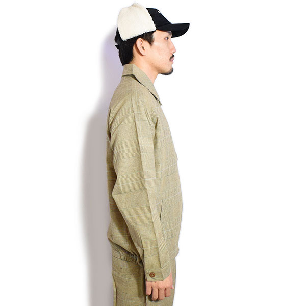 クックマン COOKMAN Delivery Jacket With Lining Glen Check Brown -