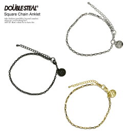 ダブルスティール DOUBLE STEAL Square Chain Anklet 473-90208 メンズ レディース アンクレット ブレスレット ストリート