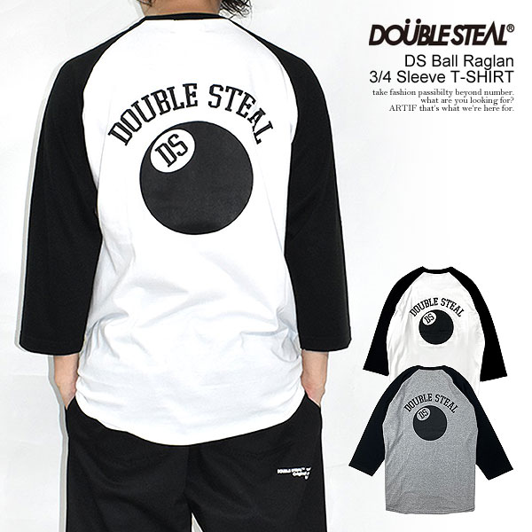 30OFF SALE Z[ _uXeB[ DOUBLE STEAL DS Ball Raglan 3/4 Sleeve T-SHIRT 934-15008 Y TVc 7 O  Xg[g