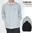 50%OFF SALE セール ダブルスティール DOUBLE STEAL Spray Embroidery Half Zip Sweat 935-22104 メンズ スウェット ハーフジップ 裏パイル 送料無料 ストリート(4)