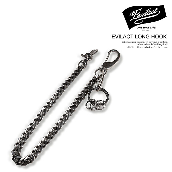 イーブルアクト EVILACT EVILACT LONG HOOK ea-39-a03 メンズ キーフック ウォレットチェーン キーチェーン 送料無料 ストリート