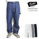 イーブルアクト EVILACT PAINTER PANTS ea-wfrss-p04 メンズ パンツ ペインターパンツ ワークパンツ デニム ヒッコリー 送料無料 ストリート