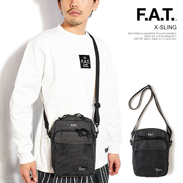 エフエーティー FAT X-SLING f32610-bg04 メンズ ショルダーバッグ ショルダーポーチ Xグリッドストップ 送料無料 ストリート