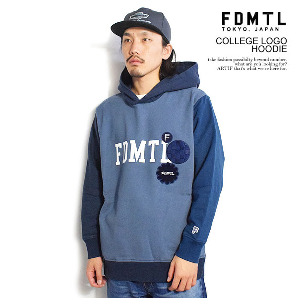 t@_^ FDMTL COLLEGE LOGO HOODIE fa23csp33 Y p[J[ vI[o[ CfBS  Xg[g