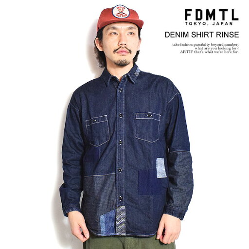 ファンダメンタル FDMTL DENIM SHIRT RINSE fa25-sh11r メンズ シャツ 長袖シャツ デニムシャツ インディゴ 送料無料 ストリート ファンダメンタル FDMTL DENIM SHIRT RINSE fa25-sh11r メンズ シャツ 長袖シャツ デニムシャツ インディゴ 送料無料 ストリート
