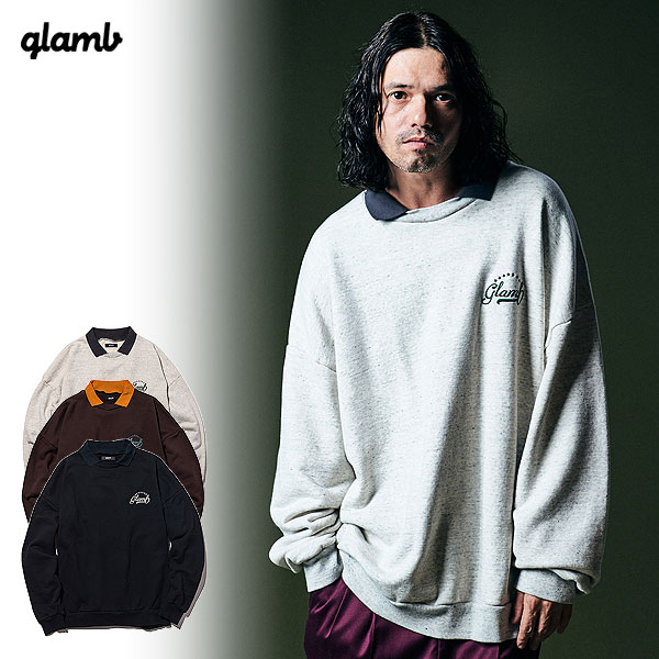 40％OFF SALE セール グラム glamb Prep Collar Sweat gb0422-cs03 プレップカラースウェット 送料無料 ストリート
