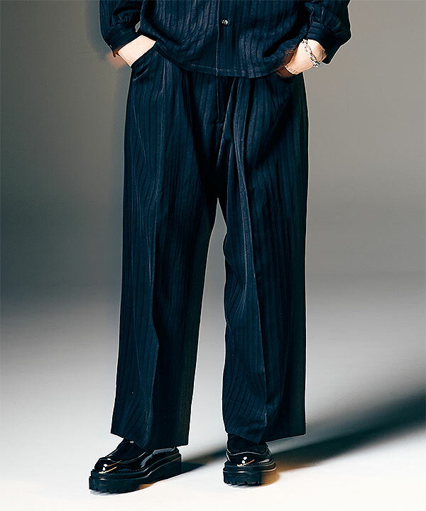 2026 春 先行予約 2月下旬〜3月上旬入荷予定 グラム glamb Stripe Jacquard Linen Pants gb0126-p09 パンツ ストライプジャガードリネンパンツ 送料無料 キャンセル不可