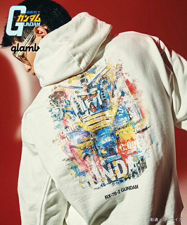 glamb×STRICT-G 『機動戦士ガンダム』 先行予約 4月上旬〜中旬入荷予定 グラム glamb RX-78-2 Gundam Hoodie gb0124-gd02 RX-78-2ガンダムフーディ メンズ パーカー コラボ 送料無料 キャンセル不可