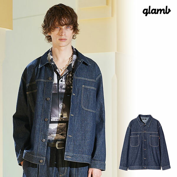 2024  s\ 6{`{ח\ O glamb Minimal Detail Denim Shirt gb0224-sh13 ~j}fBe[fjVc Vc  LZs