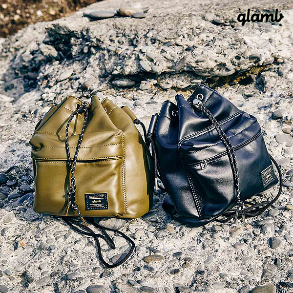 グラム glamb Leather Drawstring Bag gb0323-ac03 レザードローストリングバッグ ショルダーバッグ 送料無料