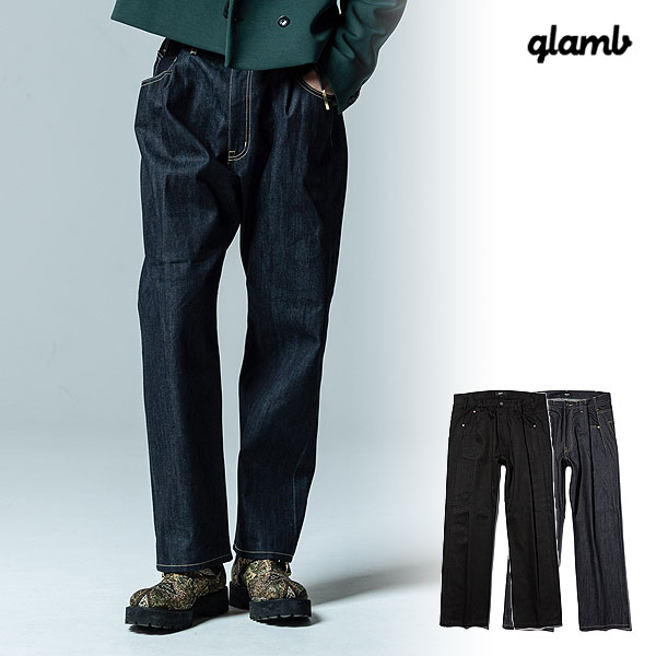 グラム glamb Overlap Waist Denim gb0323-p05 オーバーラップウエストデニム パンツ 送料無料