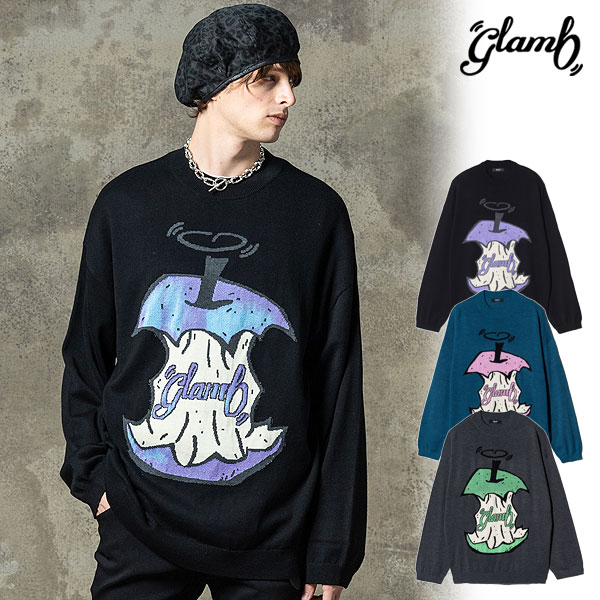 2025 春 先行予約 3月上旬～中旬入荷予定 グラム glamb Bad Apple Knit gb0125-knt05 バッドアップルニット ニット 送料無料 キャンセル不可