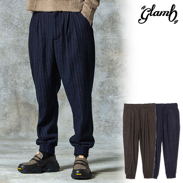 2025 秋 先行予約 9月下旬〜10月上旬入荷予定 グラム glamb Deformed Tweed Slacks gb0325-p05 デフォーム ツイード スラックス パンツ 送料無料 キャンセル不可