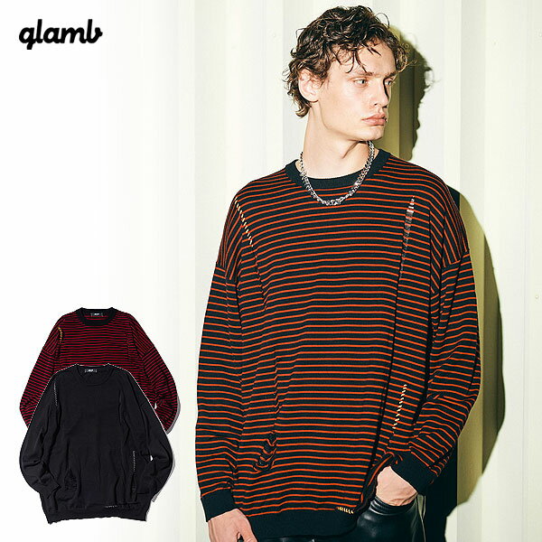 50%OFF SALE セール グラム glamb Damaged Knit ダメージドニット gb0421-knt05 レディース メンズ ニット 送料無料 ...
