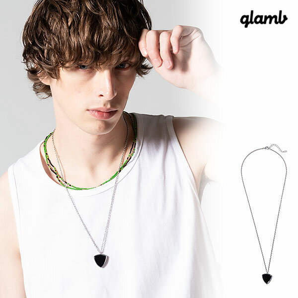 2024 春 先行予約 3月上旬〜中旬入荷予定 グラム glamb Triangle Pick Necklace gb0124-ac19 トライアングルピックネックレス ネックレス 送料無料 キャンセル不可