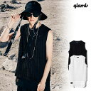 2024 春 先行予約 3月上旬〜中旬入荷予定 グラム glamb Mesh Layered Tank Top gb0124-cs17 メッシュレイヤードタンクトップ タンクトップ 送料無料 キャンセル不可