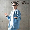 【お取り寄せ】30％OFF SALE セール グリムクラップ GLIMCLAP Painting used processing minimal detail denim jacket 14-004-gls-cd メンズ ジャケット 送料無料 キャンセル不可