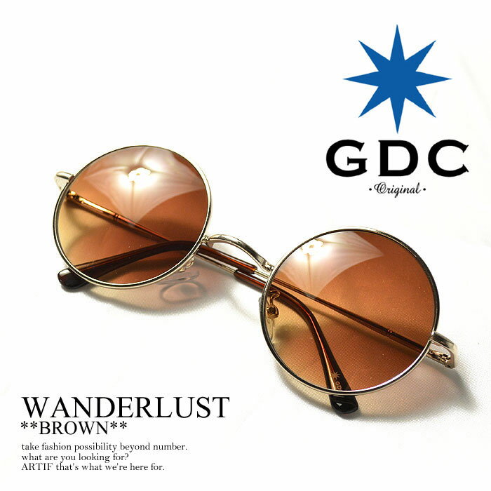 ジーディーシー GDC WANDERLUST GGDC gdc メンズ レディース 眼鏡 サングラス 丸メガネ wanderlust ストリート系 ファッション おしゃれ 丸眼鏡 丸めがね めがね ARTIF シルバー フレーム アクセサリー メンズファッション レディースファッション
