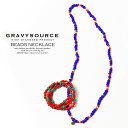 グレイビーソース GRAVYSOURCE BEADS NECKLACE【メンズ レディース アクセサリー ネックレス】【送料無料】ストリート 05P05Dec15