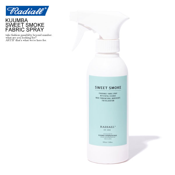 ラディアル RADIALL KUUMBA SWEET SMOKE FABRIC SPRAY rad-kmb007 radiall メンズ レディース ファブリックスプレー ユニセックス インテリア ストリート