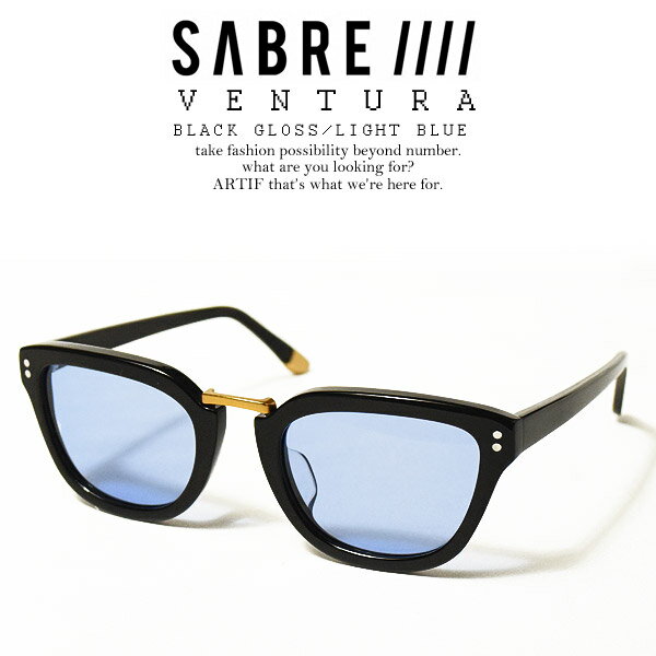 セイバー SABRE VENTURA BLACK GLOSS/LIGHT BLUE ss7-510b レディース メンズ サングラス アクセサリー おしゃれ かっこいい カジュアル ファッション ストリート sabre 正規品・正規取扱店 送料無料