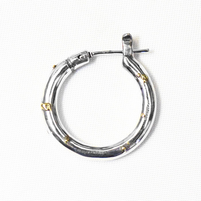 ビビファイ VIVIFY HOOP PIERCE -3mm BODY W/GOLD レディース メンズ アクセサリー ピアス フープピアス シルバー ハンドメイド