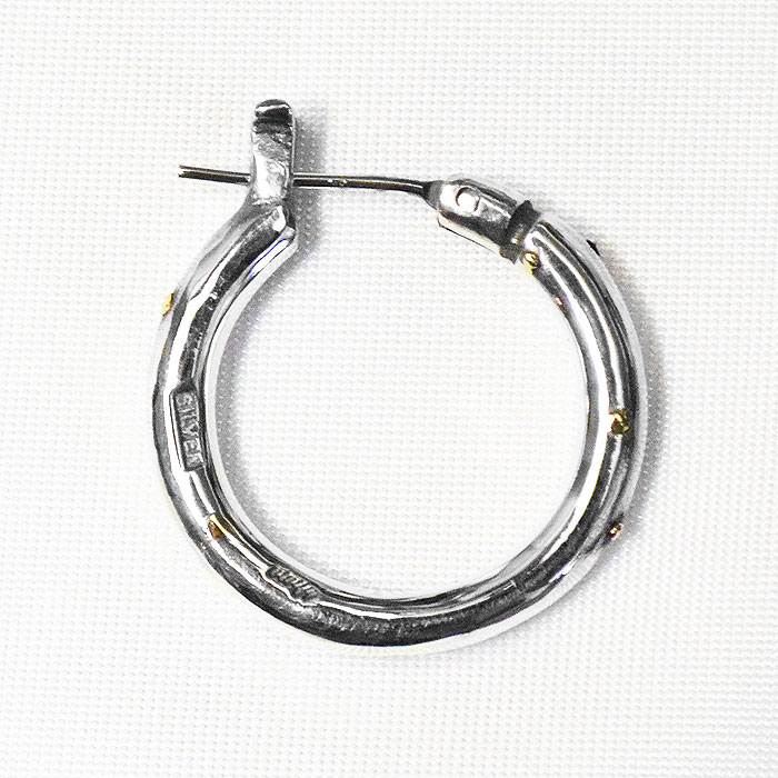 ビビファイ VIVIFY HOOP PIERCE -3mm BODY W/GOLD レディース メンズ アクセサリー ピアス フープピアス シルバー ハンドメイド