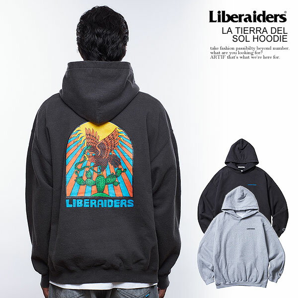 30％OFF SALE セール リベレイダース Liberaiders LA TIERRA DEL SOL HOODIE 753112303 メンズ レディース パーカー プルオーバー フロスト加工 送料無料 ストリート