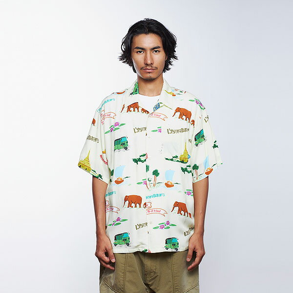30％OFF SALE セール リベレイダース Liberaiders RAYON ALOHA SHIRT 702022401 メンズ シャツ 半袖 総柄シャツ アロハシャツ オープンカラーシャツ 送料無料 ストリート
