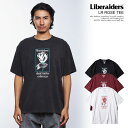リベレイダース Liberaiders LR ROSE TEE 706032401 メンズ Tシャツ 半袖 ヴィンテージ加工 送料無料 ストリート