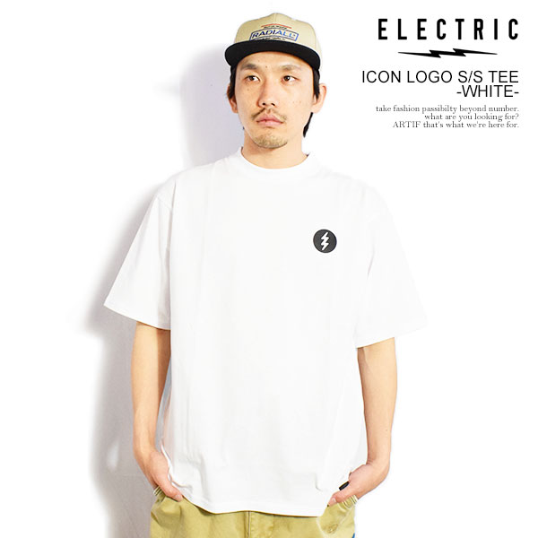 エレクトリック ELECTRIC ICON LOGO S/S TEE -WHITE- e26st09 ...