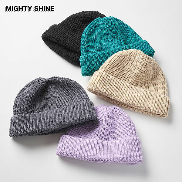 30％OFF SALE セール マイティーシャイン Mighty Shine RIB KNIT WATCH CAP 1224004 メンズ ニットキャップ