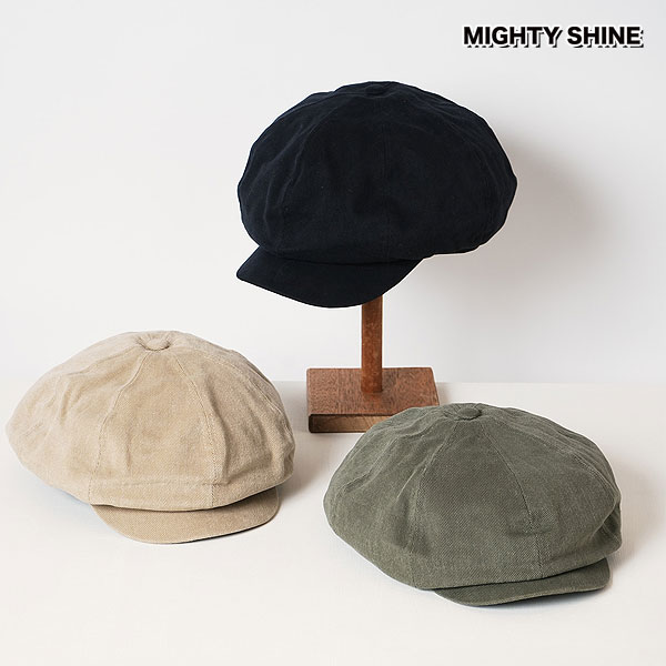 マイティーシャイン Mighty Shine WASHED TWILL CASQUETTE 1234008 メンズ キャスケット キャップ 帽子 送料無料