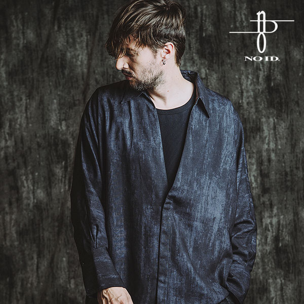 2025 秋 先行予約 9月上旬入荷予定 ノーアイディー NO ID. BLACK アンイーブンプリントV/Nドルマンスリ..