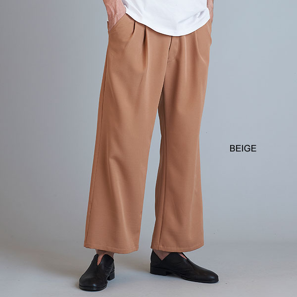 60％OFF SALE セール ノーアイディー NO ID. ハイウエストタックバギーPT 850006-920p メンズ レディース パンツ 送料無料 ストリート