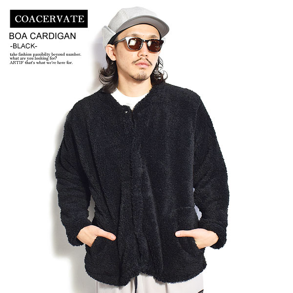 50OFF SALE Z[ RAZx[g COACERVATE BOA CARDIGAN -BLACK- 2123-016ss fB[X Y J[fBK {A Xg[g